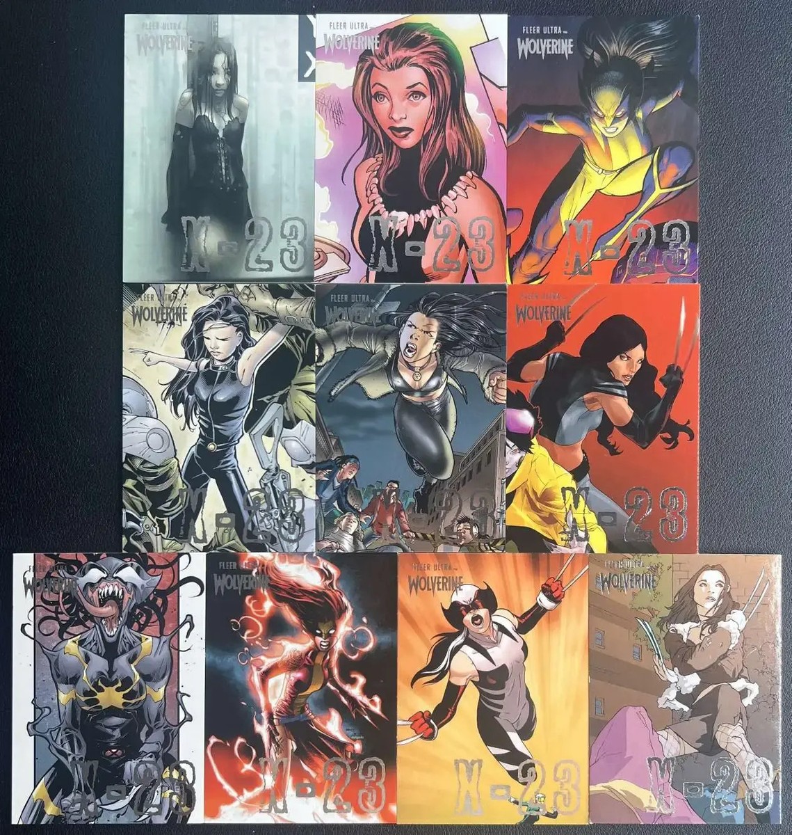 2022-23 Marvel Fleer Ultra Wolverine X-23 Foil Complete Full Set 1