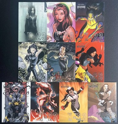 2022-23 Marvel Fleer Ultra Wolverine X-23 Foil Complete Full Set 1