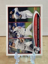 2012 Topps - Active Leaders Mariano Rivera, Félix Hernández, Johan Santana #232