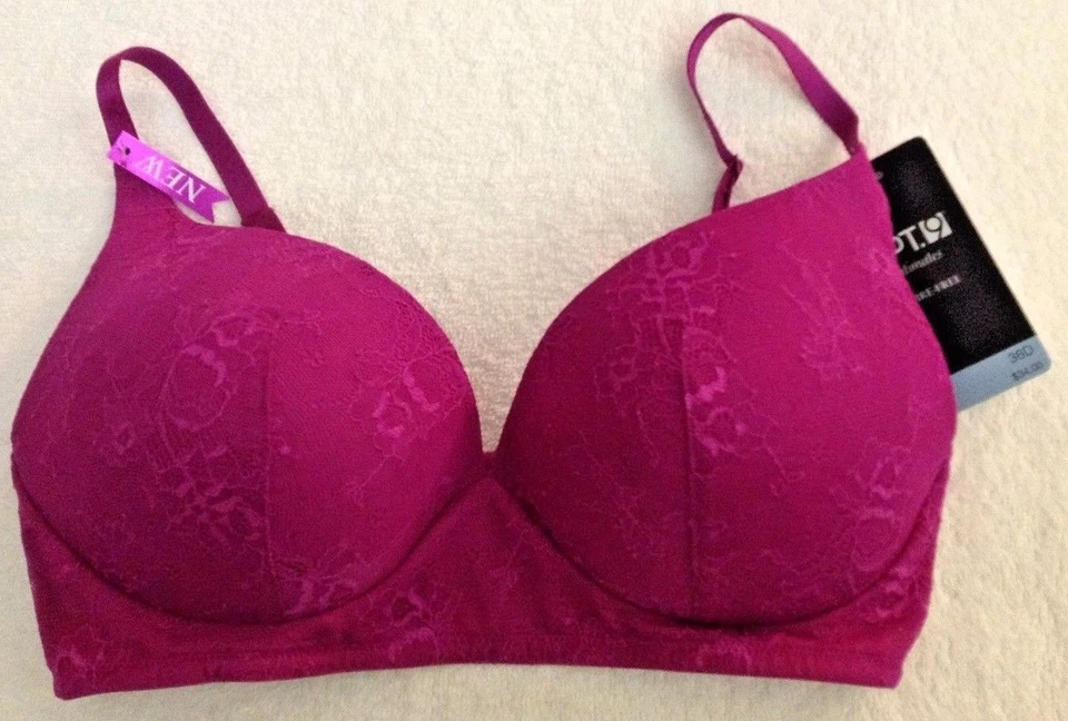 Apt.9 Bra Wire Contour Lounge Bralette Wild Aster ZA71B444Z Sz.34D,36C/D/DD,38 - Image 3 of 4