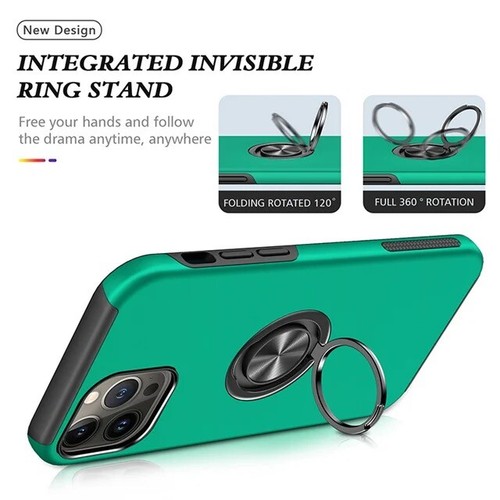Hülle für iPhone 11 12 13 14 15 Plus Pro Max X XR 8 7 stoßfest Panzerungsring Ständer - Bild 39 von 42