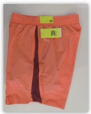 All in Motion 2 in 1 w inner brief shorts PINK Athletic zip pockets reflective
