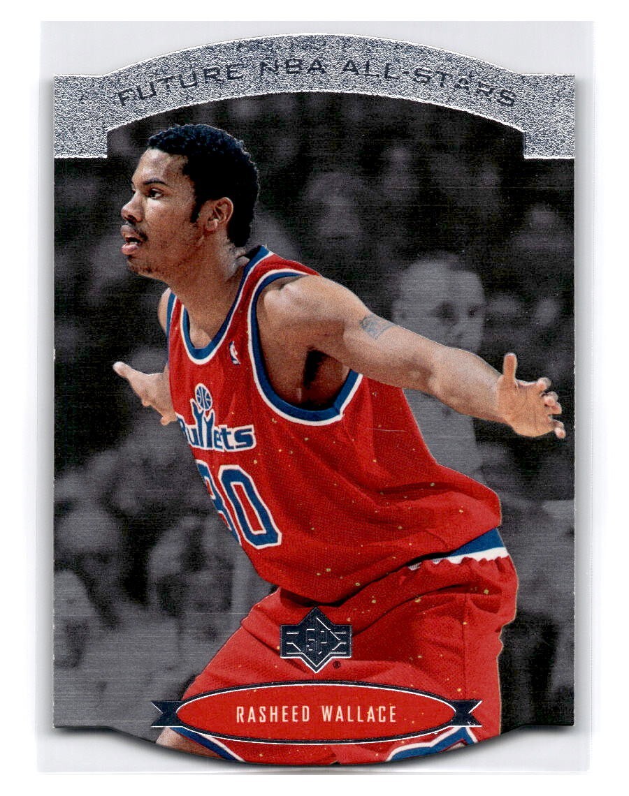 1995-96 SP - NBA All-Stars Die-Cut #AS27 Rasheed Wallace (RC) Washington Bullets