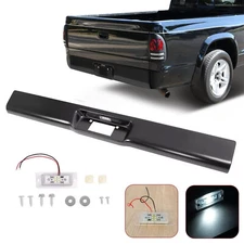 Rear Bumper Roll Pan w/License Plate Light & Screws For 1997-2004 Dodge Dakota
