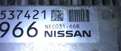 NEC031-668 ecm ecu computer 2020-2021 Nissan Titan or Armada | eBay