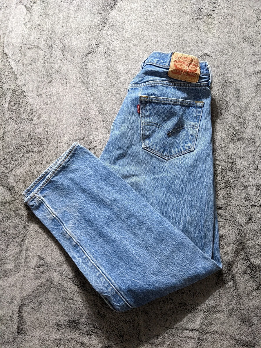 Levis 501 button fly mens cheap