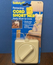 VINTAGE 1990 Safety 1st Child Care Cord Short'ner Wire Winder Tool - NEW NOS 90s