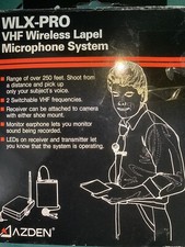 Azden WLX-PRO VHF Wireless Lapel Microphone System Lavalier