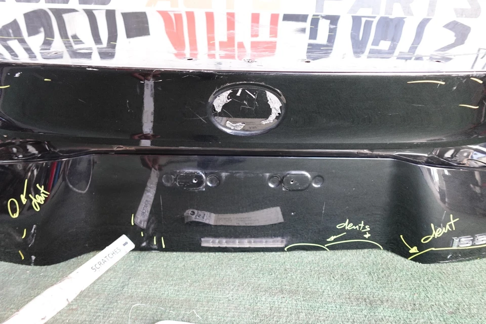 w/dents 2021 2022 2023 LEXUS IS350 IS 250 IS300 REAR DOOR TRUNK LID OEM AX72851 - Image 4 of 4