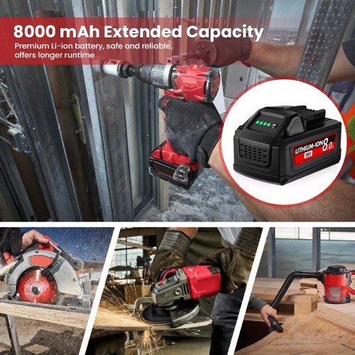 NEW For Milwaukee M18 Lithium ion 8.0AH Extended Capacity Battery 48-11-1860 US - Picture 3 of 9