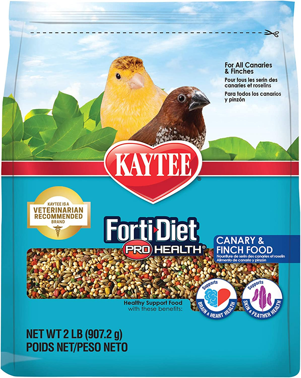 Kaytee Forti-Diet Pro Health Canary & Finch Pet Bird Food, 2