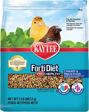 Kaytee Forti-Diet Pro Health Canary & Finch Pet Bird Food, 2 Pound