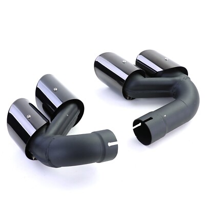 BMW X5 G05 X6 G06 X7 G07 40i Gloss Black Exhaust Tail Pipe Trims Tips