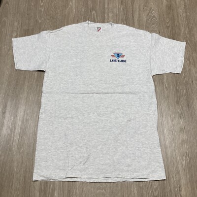 Lake Tahoe Shirt L 90s 00s Y2k Zero Gravity Skiing Ski Resort Vacation Tee