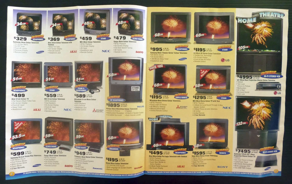 HARVEY NORMAN Catalogue 1998 vintage ad computer CD radio VCR Camera TV Stereo - image 4 of 4