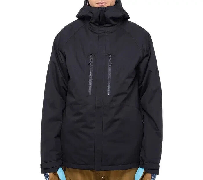 686 Men's SMARTY 3-in-1 STATE Snow Jacket - BLACK - Small - NWT