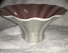 Red Wing USA #1264 Pink/Cream Ruffled Pottery Vase Planter 1940’s Vintage