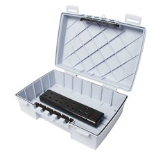 Weatherproof Electric Box Outdoor with 4 Gang Socket Strip IP55 Timeguard TPS401
