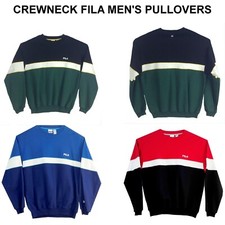Vintage Assorted Colors FILA Men's Long Sleeves Pullovers Limited Sizes
