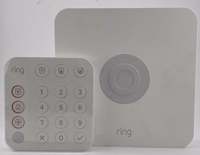 RING Z WAVE PLUS 4HB1U9-0EN0 ALARM BASE STATION AND KEYPAD