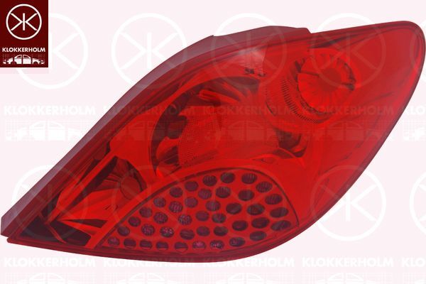 Neu RüCklicht Lampe - Rh - Ohne Basis - Passt FüR Peugeot 207 (Wa_) 2006-2015-image