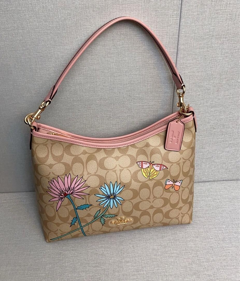 COACH x OBSERVED BY US Laurel Shoulder Bag Signature Canvas COACH x OBSERVED BY US Laurel Shoulder Bag Signature Canvas