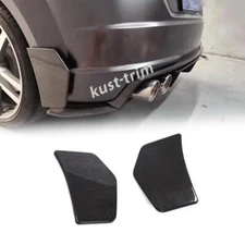 For Audi TT S-LINE TTS TT RS 2016UP Carbon Fiber Rear Bumper Splitters Fins Trim
