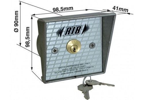 SELETTORE A CHIAVE DA INCASSO rib ACG1010 X SERRANDA SARACINESCA CANCELLO