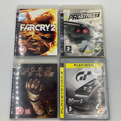 PS3 Spielepaket 4 x Spiele Need For Speed, Far Cry, Gran Turismo 5 und Dead Space