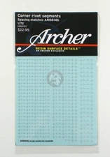 Archer 1/72 90° Angle Corner Rivet Segments (Spacing Matches AR88146) AR88183