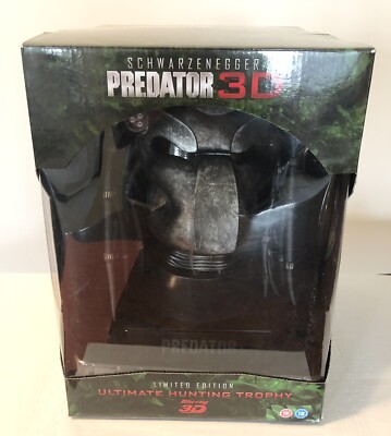 Predator 3D Limited Edition Ultimate Hunting Trophy Blu-Ray 3D New Region A B C