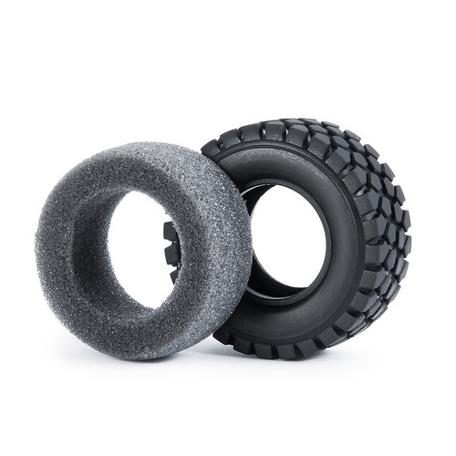 AXSPEED 4x Gummi Reifen für 1/24 RC Auto Axial SCX24 90081 AXI00001/2 Crawler - Bild 7 von 15