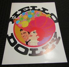1969 HELLO DOLLY 8.5x11" Cast  Credits FVF 7.0 Barbra Streisand, Walter Matthau