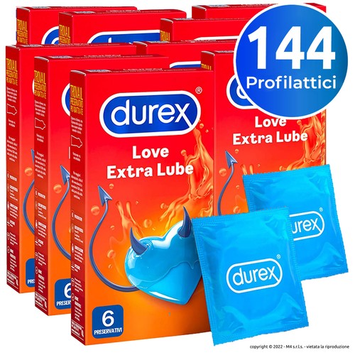 Preservativi Durex Love EXTRA LUBE Classici lubrificati Profilattici Easy-On - Zdjęcie 20 z 20