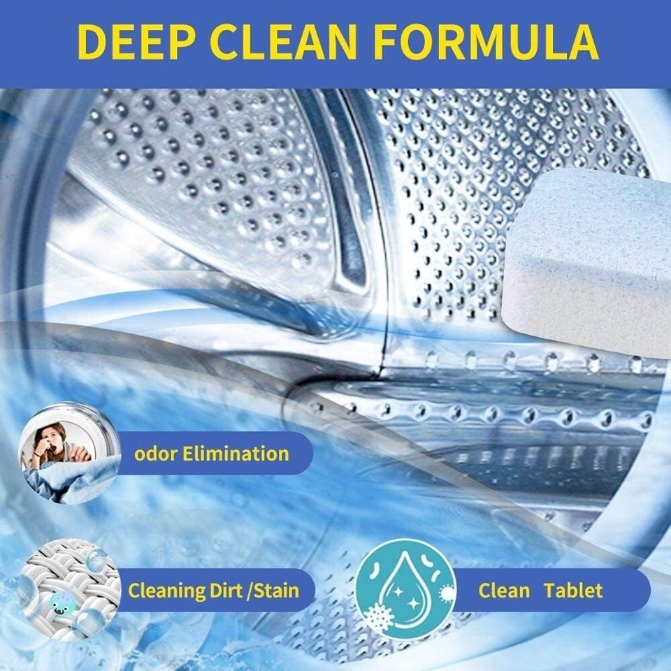 Splash Spotless Washing Machine Cleaner Deep Cleaning for HE Top Load