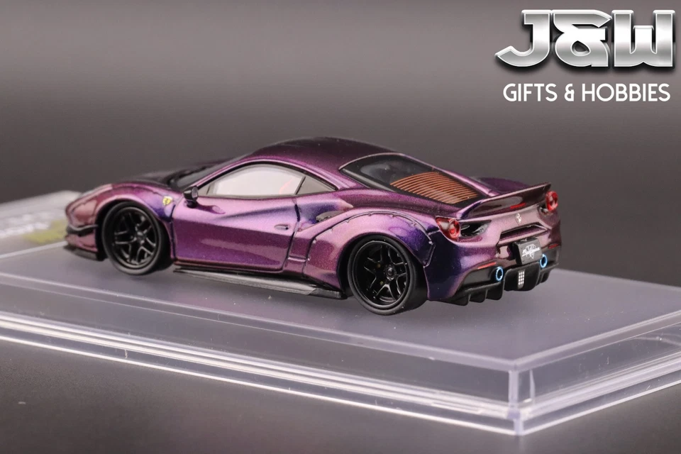 CM Model LBWK Liberty Walk 488 Widebody Chameleon 1/64 - Image 4 of 4