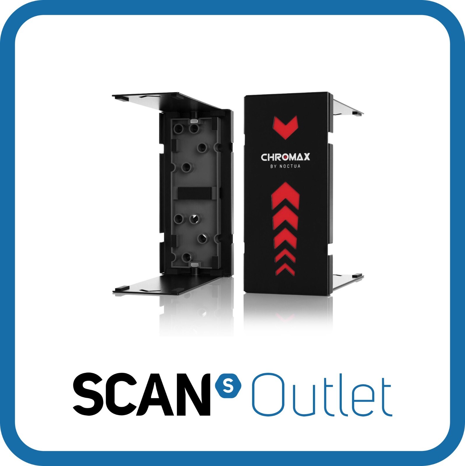 Noctua NA-HC7-CH-BK-S Chromax.Black.Swap Changeable Heatsink Cover for NH-U12A C