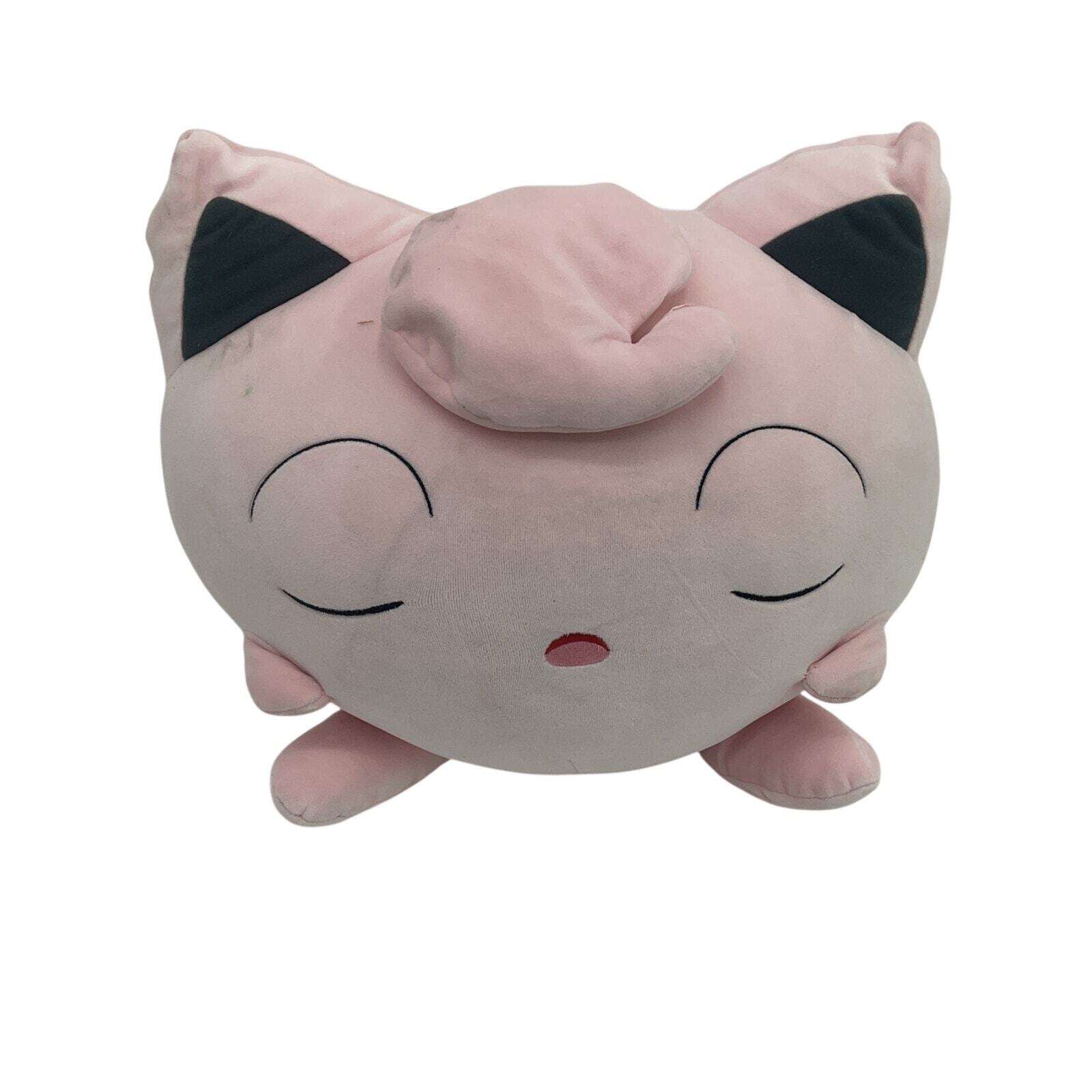 Juguete de peluche Pokémon Jiggly Puff rosa tamaño jumbo grande usado