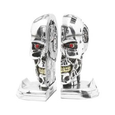 Terminator 2 Buchstützen Head T-800 Kopf Schädel Figur Statue Büste DVD Regal