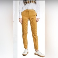 Tory Burch Devi Mustard Yellow Corduroy Pants Women’s Size 32