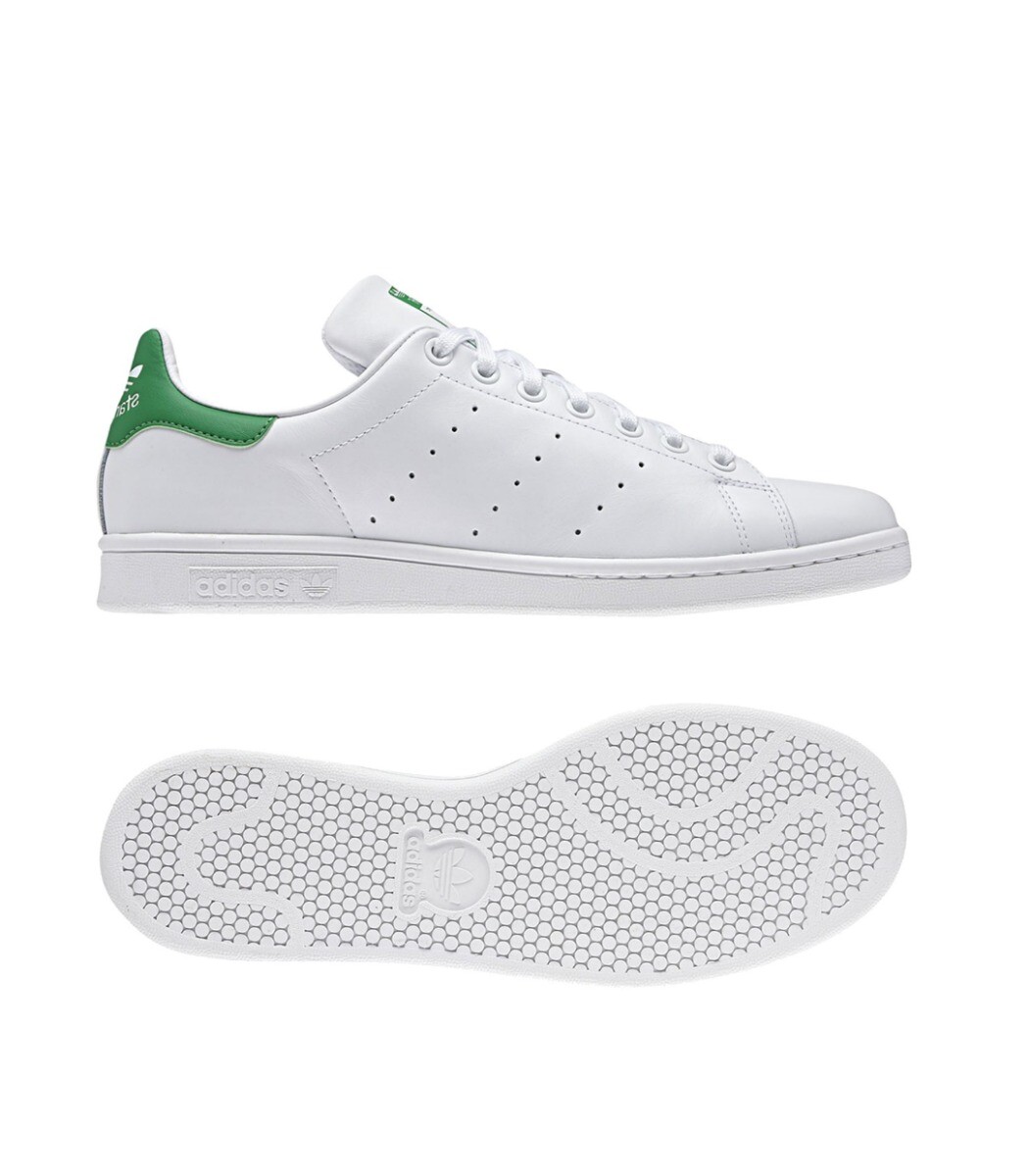 Adidas Stan Smith Hombres Zapatilla Zapato blancoo verde Talla 7 - 11- Nuevo Adidas Stan Smith Hombres Zapatilla Zapato blancoo verde Talla 7 - 11- Nuevo