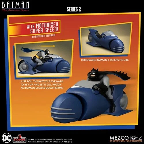 Batman: The Animated Series Batman and Batcycle 5 Point Figure Set PRESALE 2025 - Picture 3 of 4