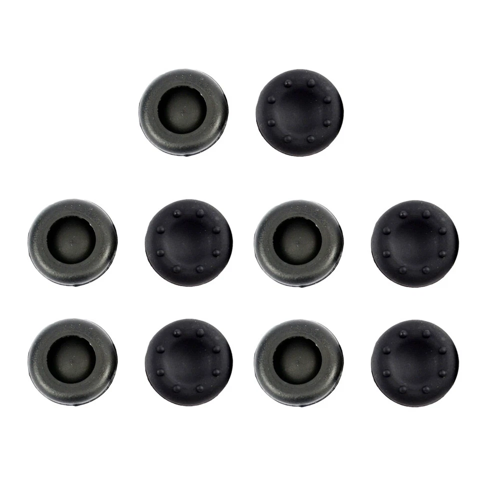 10x Silicone Thumb Stick Grip Analog Caps Cover For PS4 PS3 Xbox One Wii U Good - Image 2 of 4