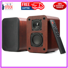 Powered Bluetooth Bookshelf Speakers, 40W Record Player Speakers with 2.75 Inch