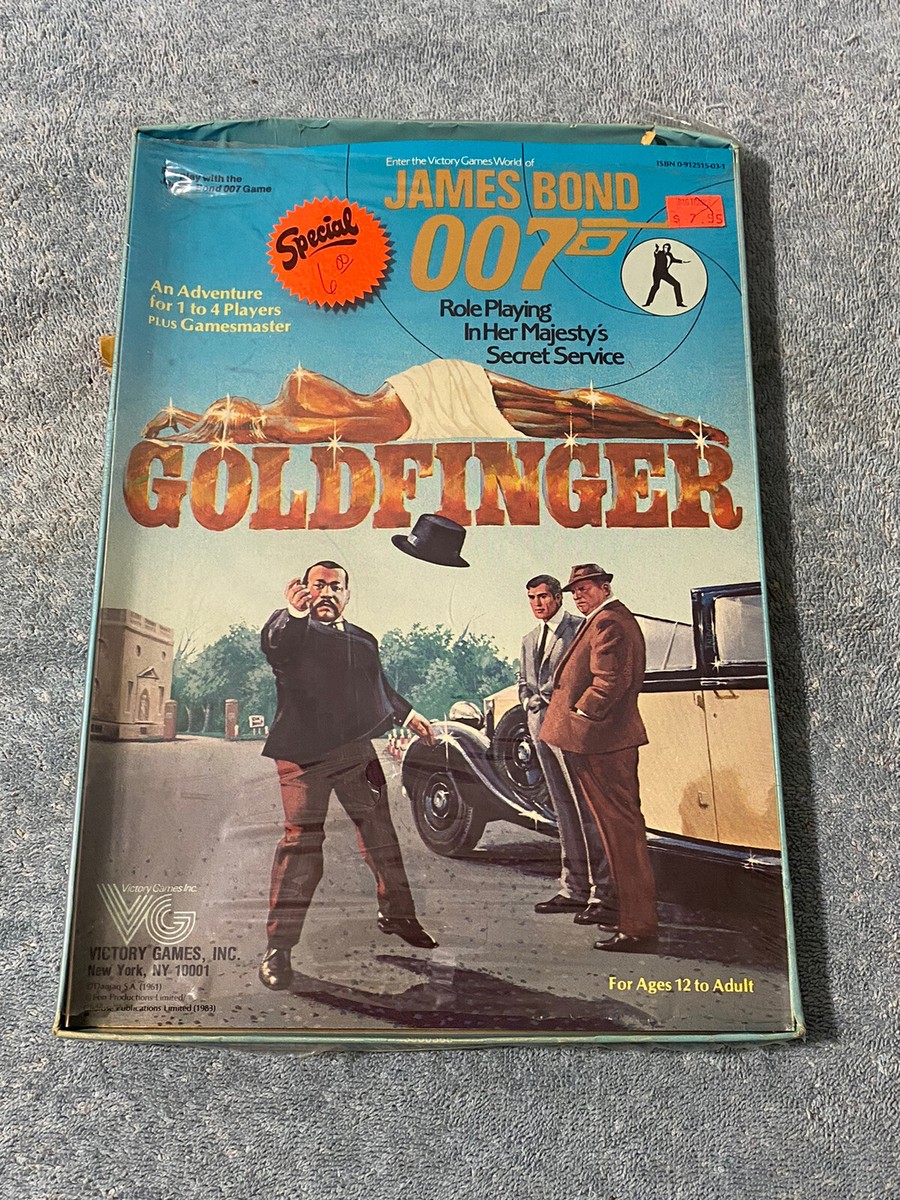 Vintage Goldfinger James Bond 007 Victory Games 1983 Unused | eBay
