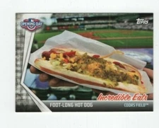 2017 TOPPS OPENING DAY - INCREDIBLE EATS FOOT-LONG HOT DOG - ROCKIES