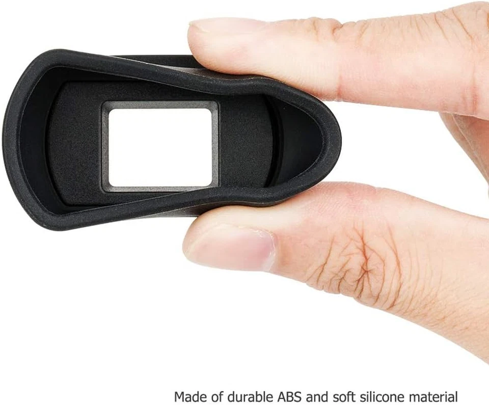 Ocular largo suave con visor Kiwifotos para Canon EOS 90D 80D 70D 60D 77D Foto 3 de 4