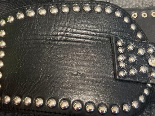 Woman’s Western Belt Rhinestone Cross Elastic - Picture 4 of 8
