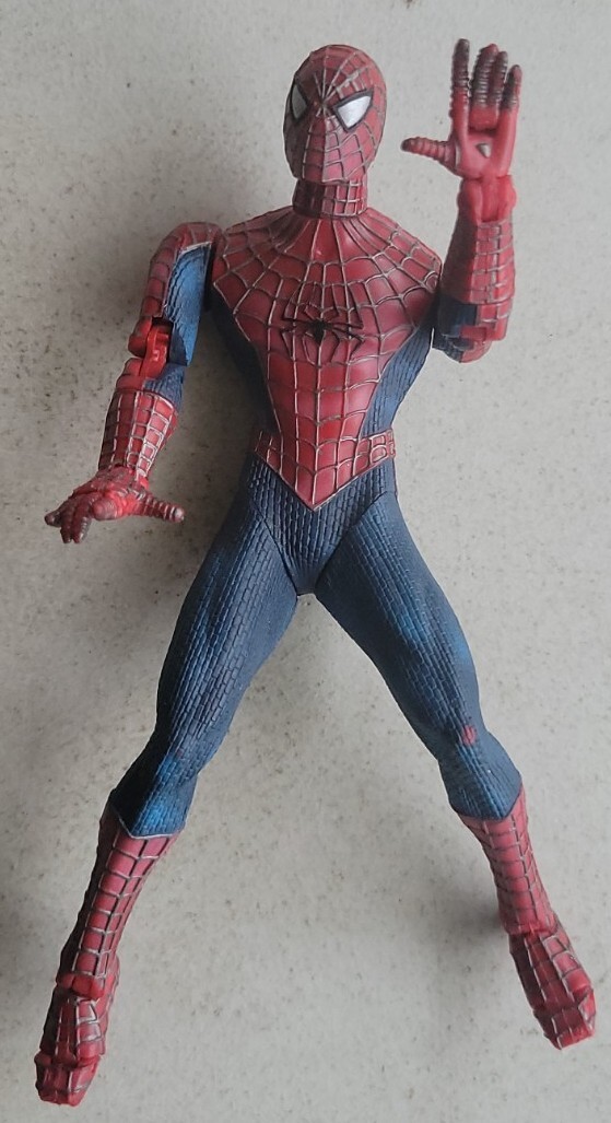 2002 TOYBIZ WEB SWINGING SPIDER-MAN MARVEL LEGENDS FIGURE LOOSE INCOMPLETE! S71