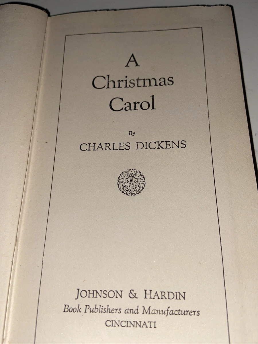 A Christmas Carol The First Edition Rare Books